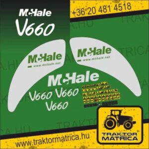McHale V660 matricakészlet (levonó, decal, Aufkleber)