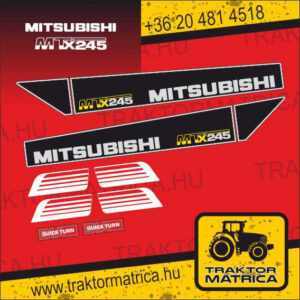 Mitsubishi MTX 245 matricakészlet (levonó, decal, Aufkleber)